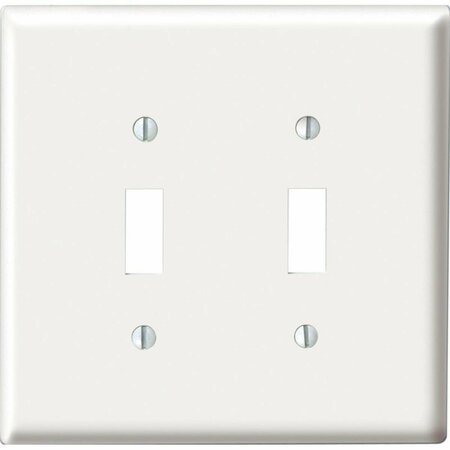 SPARK 2 Gang White Wallplate Switch SP3300727